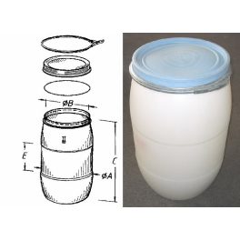 120 L. könnyített bilincses hordó Pannon Effekt